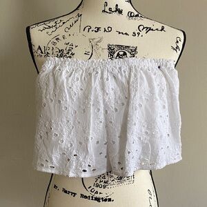 Hollister White Tube Top